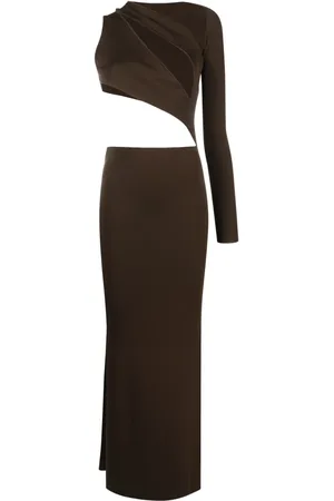 AYA MUSE Abito lungo Actin con dettaglio cut-out