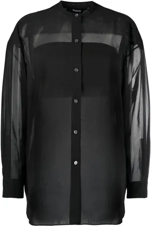 THEORY Camicia semi trasparente