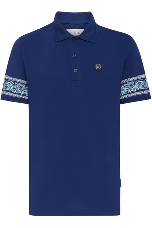 Philipp Plein Polo con applicazione