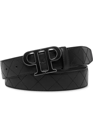 Philipp Plein Cintura con placca logo