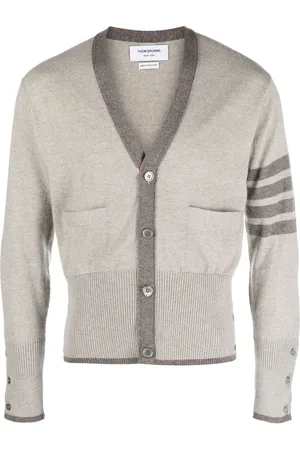 Thom Browne Cardigan con dettaglio a 4 righe