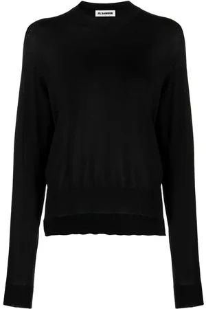 Jil Sander Maglione girocollo a coste