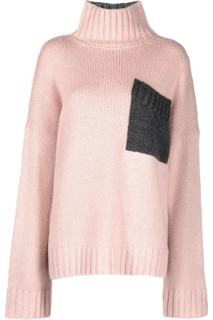 J.W.Anderson Maglione a collo alto bicolore