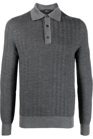 BRIONI Polo a maniche lunghe
