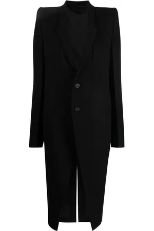 Rick Owens Cappotto lungo con bottoni