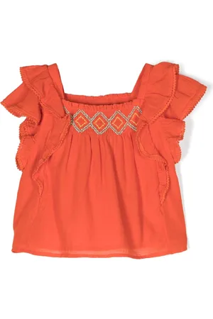 Ralph Lauren Blusa con ricamo