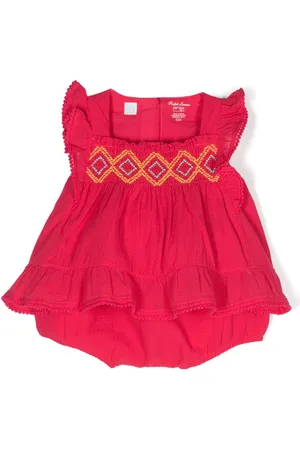 Ralph Lauren Set tutina e shorts con ricamo