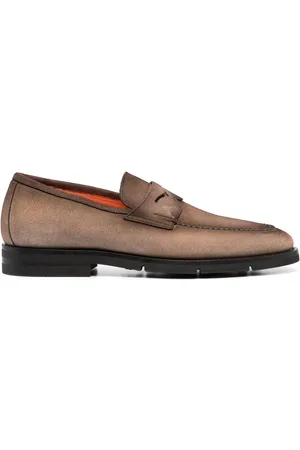 santoni Mocassini con punta smussata