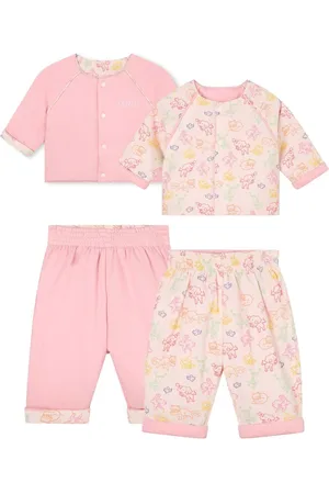 Kenzo Set pantaloni con stampa grafica
