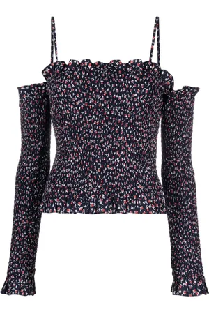 Ralph Lauren Top a fiori con spalle scoperte