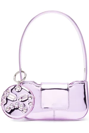 Justine Clenquet Borsa a spalla Dylan metallizzata
