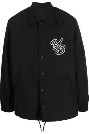 Y-3 Giacca-camicia con ricamo
