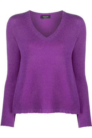 Fabiana Filippi Maglione con scollo a V in cashmere