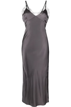 Patrizia Pepe Abito midi smanicato con scollo a V