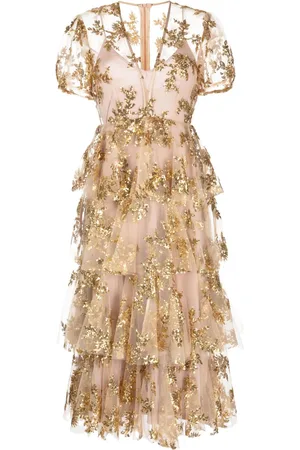 Macgraw Abito Parody midi con paillettes