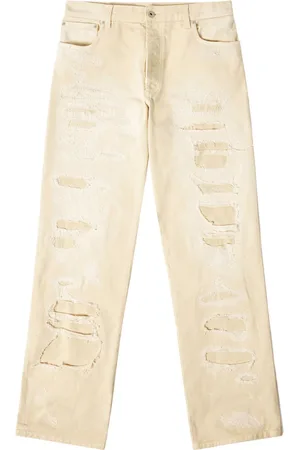 Heron Preston Jeans dritti con effetto vissuto