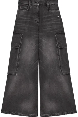 Palm Angels Jeans a gamba ampia