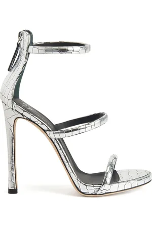 Giuseppe Zanotti Sandali Harmony metallizzati 120mm