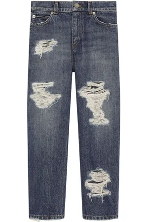 Dolce & Gabbana Jeans dritti con strappi