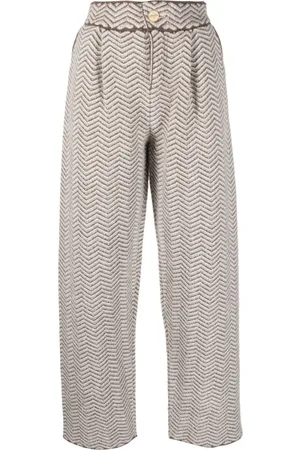 Barrie Pantaloni con motivo chevron