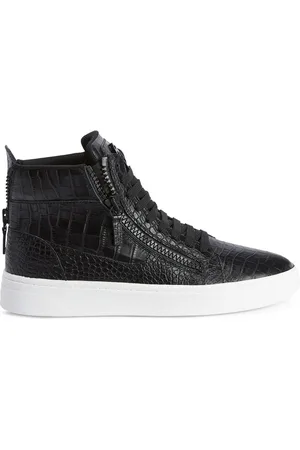 Giuseppe Zanotti Sneakers alte effetto coccodrillo