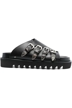 TOGA PULLA Sandali slides con fibbia