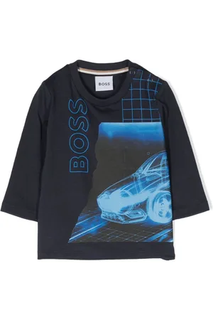 HUGO BOSS Top a maniche lunghe con stampa
