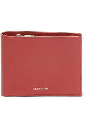 Jil Sander Portafoglio bi-fold in pelle