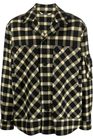 VERSACE Giacca-camicia a quadri