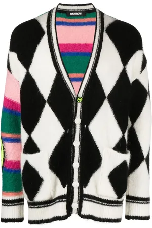 BARROW Cardigan con intarsio