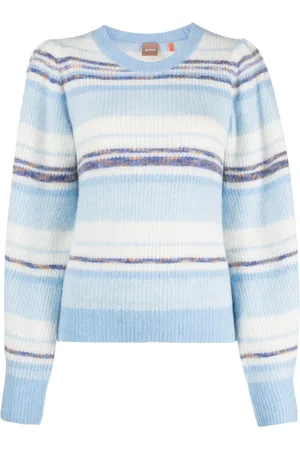 HUGO BOSS Felpa girocollo a righe
