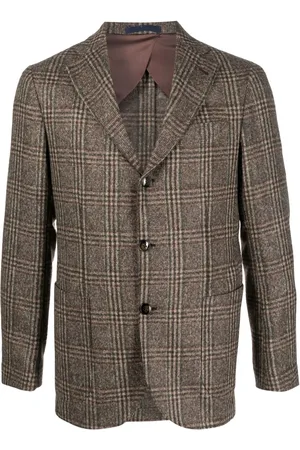 BARBA Blazer monopetto a quadri