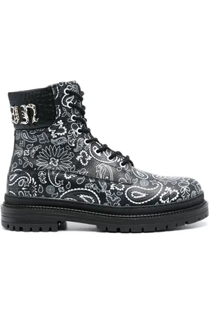 Philipp Plein Stivaletti con stampa paisley