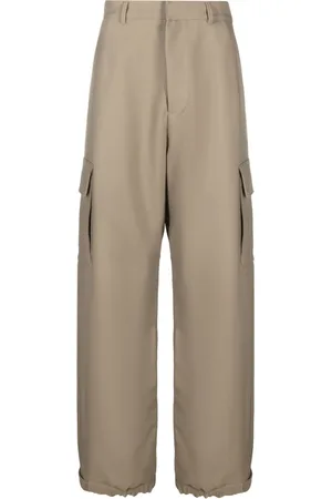 OFF-WHITE Cargo Ow Emb Drill a gamba ampia