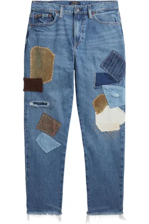 Ralph Lauren Jeans crop con design patchwork