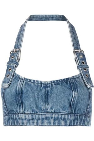 AMBUSH Bralette denim con fibbia