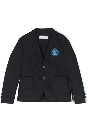 Roberto Cavalli Blazer monopetto con ricamo