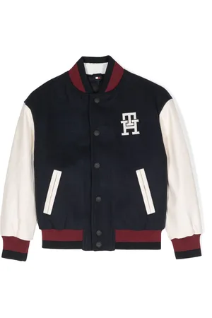 Tommy Hilfiger Bomber a righe con applicazione