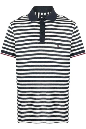 Tommy Hilfiger Polo a righe con applicazione