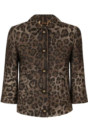 Dolce & Gabbana Giacca leopardata jacquard