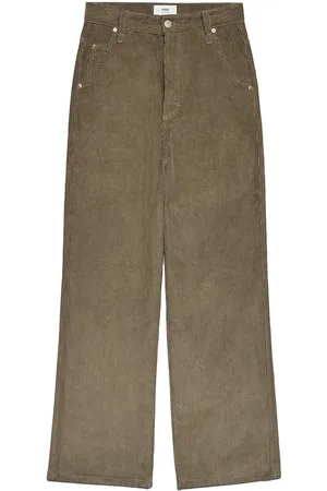Ami Pantaloni dritti a coste