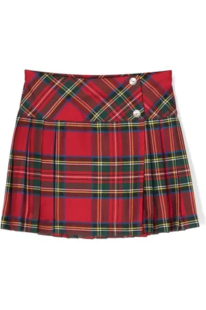 SIOLA Gonna plissettata tartan