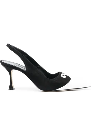 Manolo Blahnik Pumps Zaboru con cinturino posteriore 75mm
