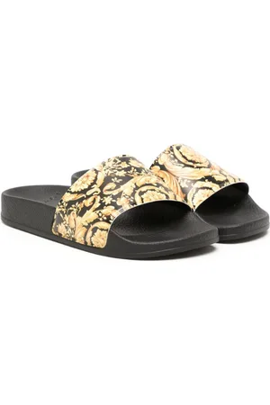 VERSACE Slippers con stampa barocca