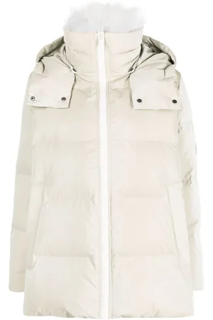 YVES SALOMON Cappotto imbottito con cappuccio e zip