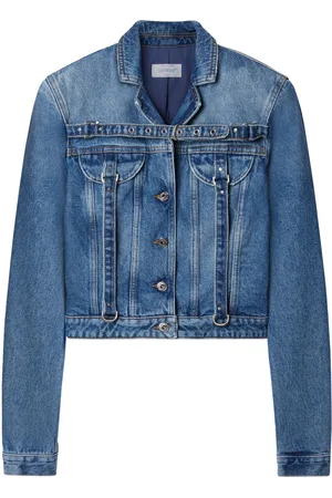 OFF-WHITE Giacca denim con cintura