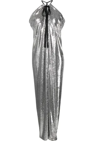 Serafini Abito lungo con paillettes