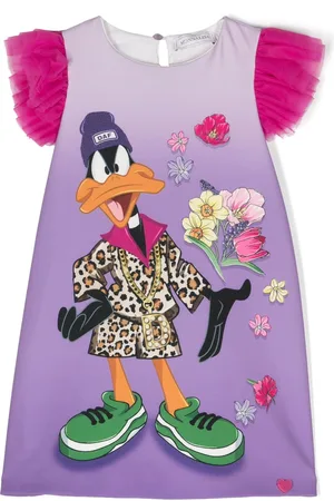 MONNALISA Abito Daffy Duck con stampa grafica