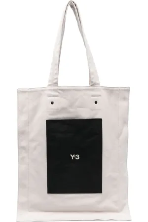 Y-3 Borsa tote Lux con stampa