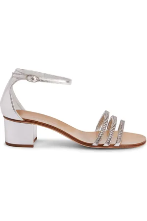Giuseppe Zanotti Sandali Martha con effetto metallizzato 40mm